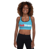 Faid Stress Sports Bra Blue  (with back design)