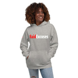 Faid Excuses Unisex Hoodie   (with sleeve design)