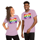 Rainbow/Peace Unisex T-Shirt