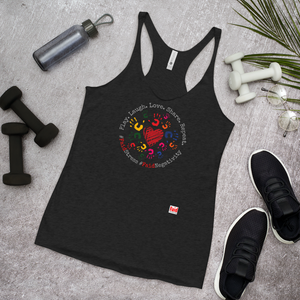 Play, Laugh, Love... Women's Racerback Tank